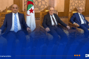بلمهدي يشارك في تشييع جثمان شيخ الزاوية التجانية محمد العيد التجاني