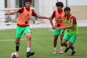 بالصور.. أشبال المنتخب الوطني يباشرون تربصهم بسيدي موسى