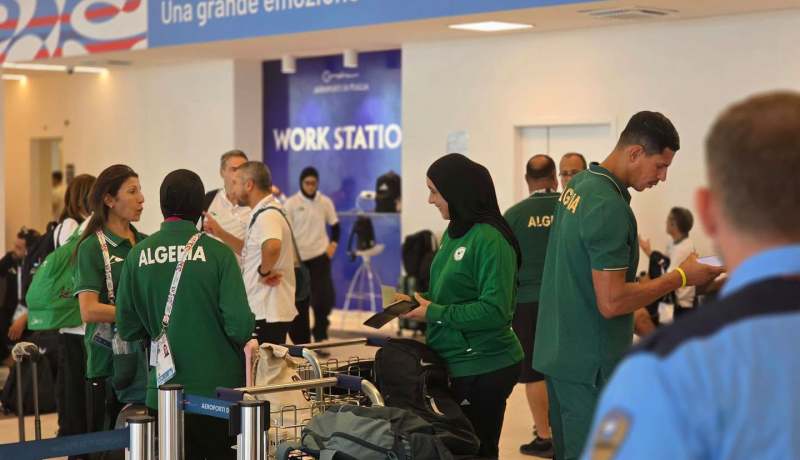 الألعاب المتوسطية.. الوفد الجزائري يُغادر “تارانتو” الايطالية