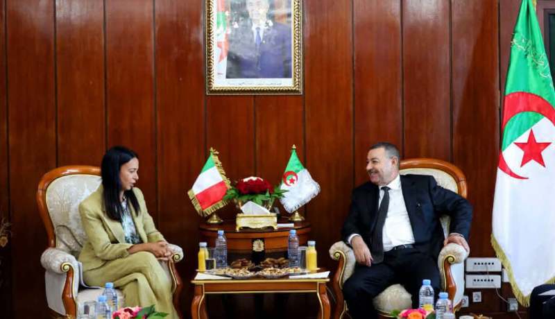 سعيود يبحث مع سفيرة إيطاليا تعزيز التعاون في النقل وتسريع مشروع تيميمون