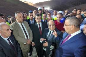 التجارب التقنية على مسافة 301 كلم من الخط المنجمي الشرقي الممتد على مسافة 422 كلم