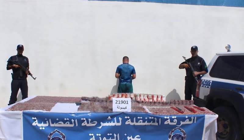باتنة.. توقيف مسبوق قضائيا وحجز أزيد من 21 ألف قرص مهلوس