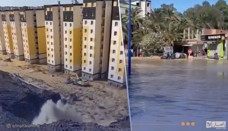 بالفيديو: بومرداس.. تسرب مياه من قناة الربط الرئيسية لسد تاقسبت ببودواو