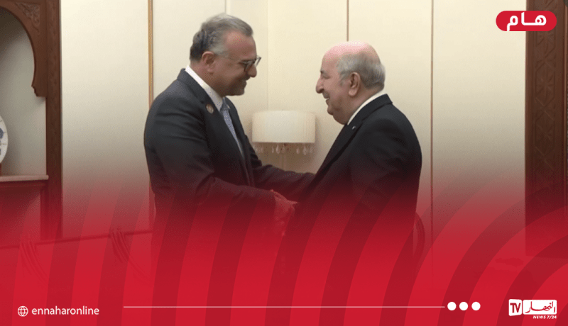 رئيس الجمهورية يستقبل المستشار الرفيع للرئيس الأمريكي لإفريقيا والشؤون العربية