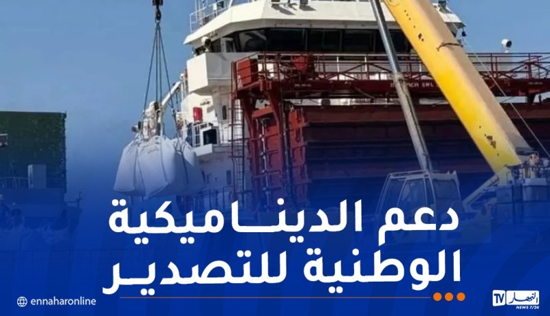 تصدير أزيد من 15 ألف طنا من الإسمنت والكلينكر بميناء تنس