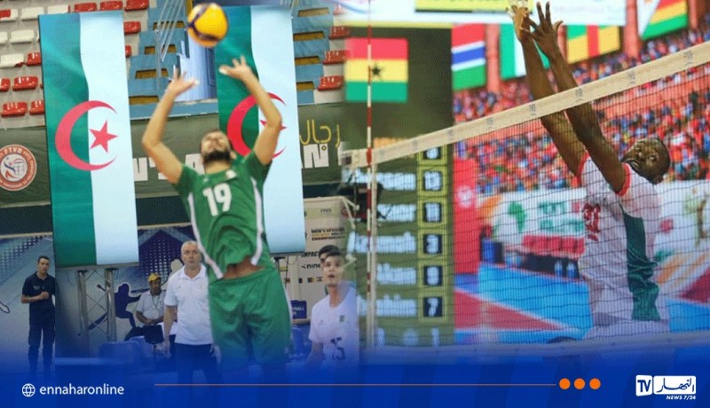 منتخب الكرة الطائرة يُغازل النهائي القاري