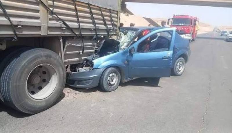 الجلفة.. 7 جرحى في اصطدام سيارة بشاحنة في عين الإبل