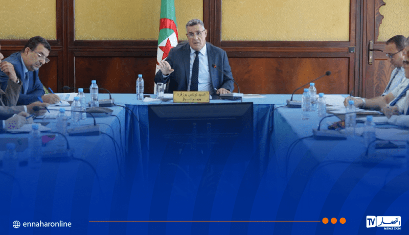 الوزير يُشدد على بلوغ استرجاع نسبة 60 بالمائة من المياه المستعملة