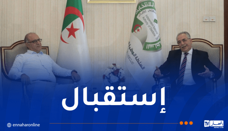 ساعد عروس يستقبل المدير العام للتلفزيون الجزائري