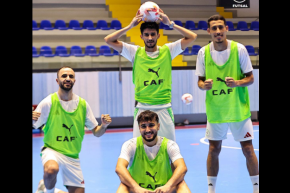 المنتخب الوطني لكرة القدم داخل القاعة يختتم تحضيراته لمواجهة زامبيا