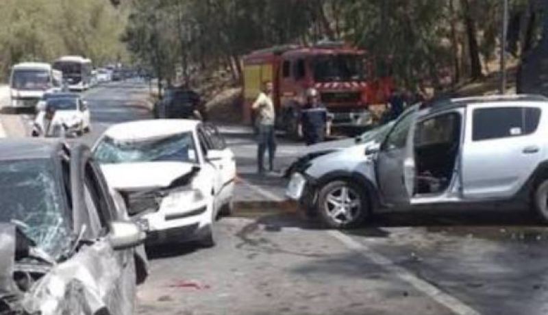 سطيف.. وفاة شابين وإصابة 6 آخرين في اصطدام تسلسلي بحمام السخنة