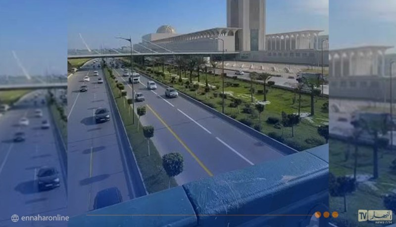 غلق جزئي للطريق المحاذي لجامع الجزائر