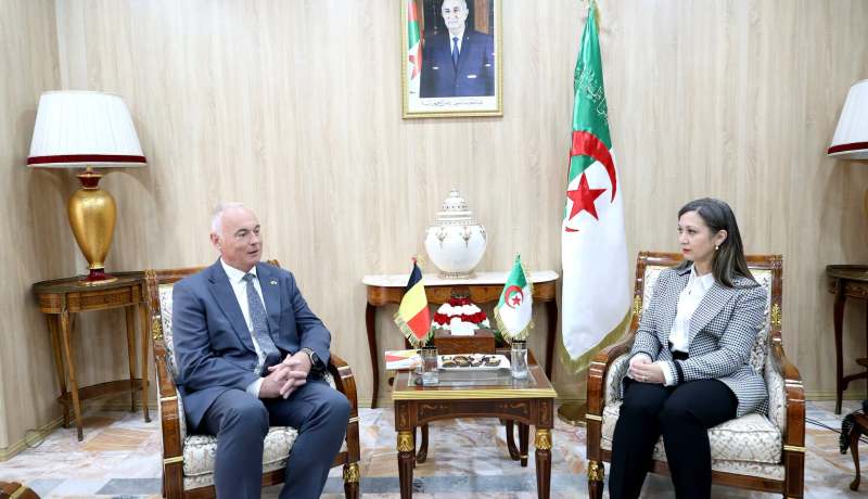 بوفدش تستقبل سفير مملكة بلجيكا لدى الجزائر