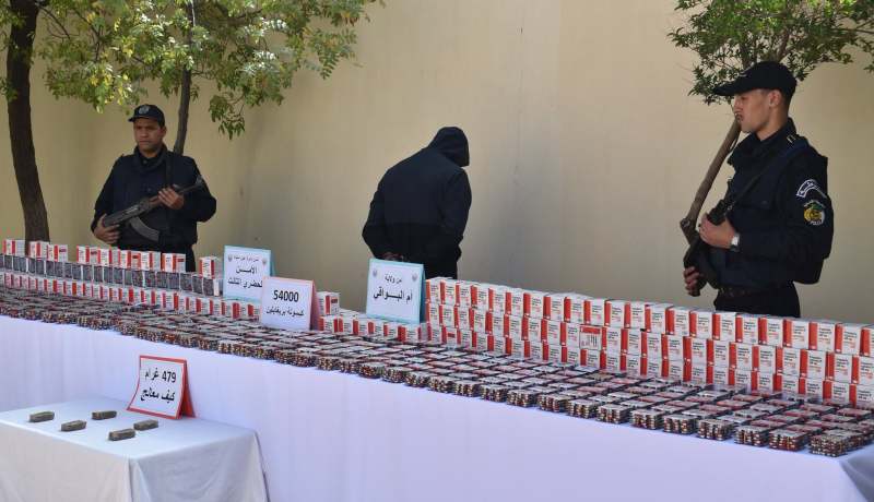 أم البواقي.. توقيف شخص وحجز 54 ألف قرص بريغابالين