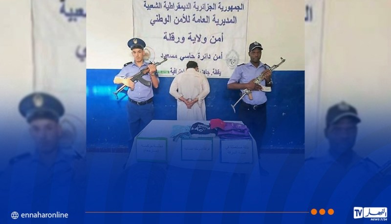 ورقلة: توقيف شخص متورط في 14 قضية سرقة بحاسي مسعود
