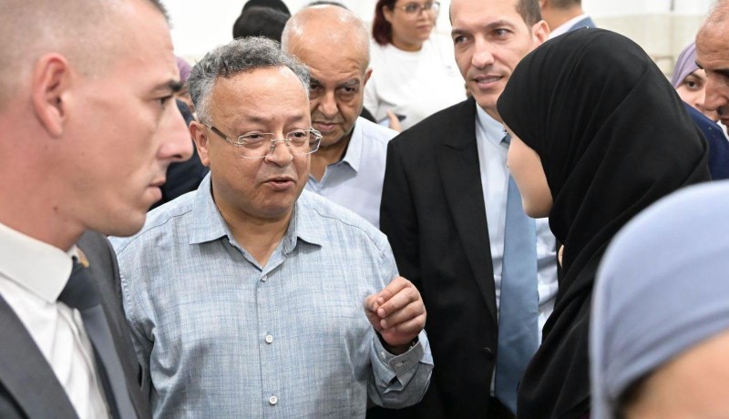 وزير التعليم العالي يزور طالبات الإقامة الجامعية بدالي ابراهيم2