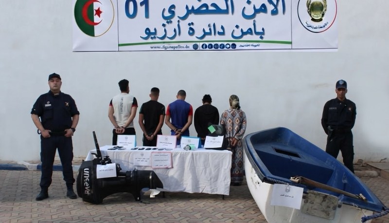 امرأتان ضمن شبكة لتنظيم رحلات “الحرڨة” بأرزيو في وهران