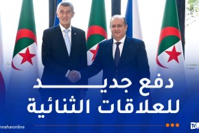 الوزير الأول يُجري محادثات ثنائية مع نظيره التشيكي