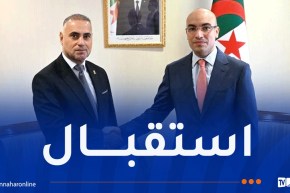 شايب يستقبل سفير فلسطين بالجزائر ويجدد موقف الجزائر الثابت في دعم القضية الفلسطينية