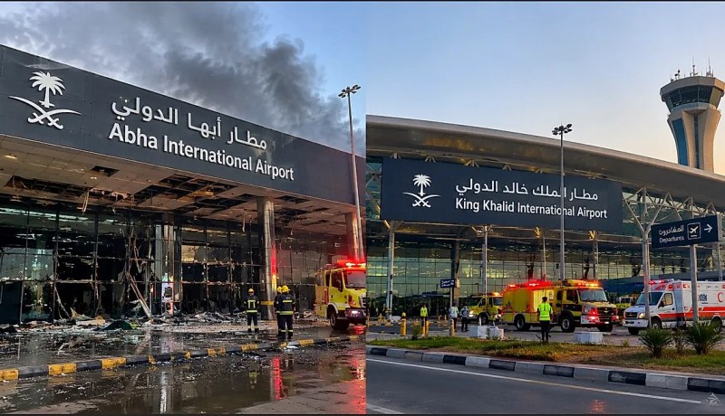 بينهم جزائرية.. قتلى وجرحى في اعتداءين على مطارين بالسعودية