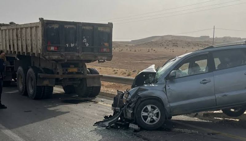 الجلفة.. إصابة 3 أشخاص في اصطدام شاحنة بسيارة
