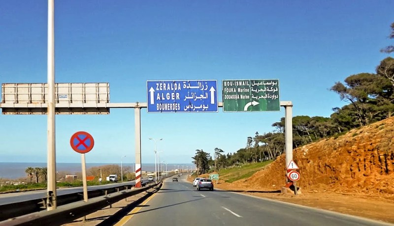 غلق الطريق السريع الجزائر-تيبازة غدا السبت