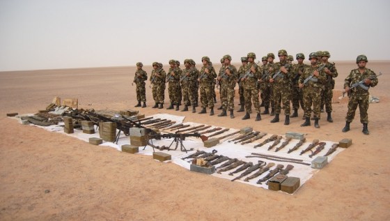 Découverte d’une cache d’armes près de la frontalière malienne