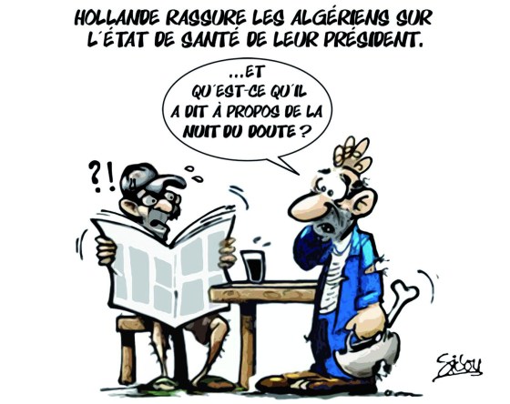 Hollande rassure les algériens