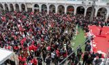 Les destouriens défilent contre Ennahdha en Tunisie
