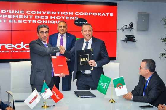 Paiement électronique : Signature d’un partenariat entre Ooredoo et la BNA