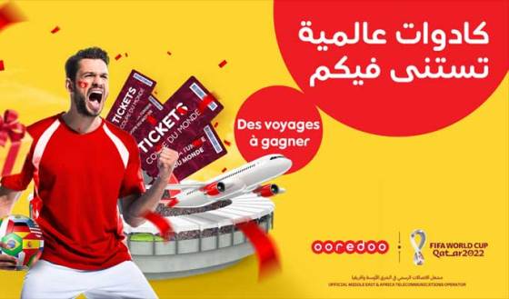 Coupe du Monde 2022 : Ooredoo offre à ses clients des packs voyages