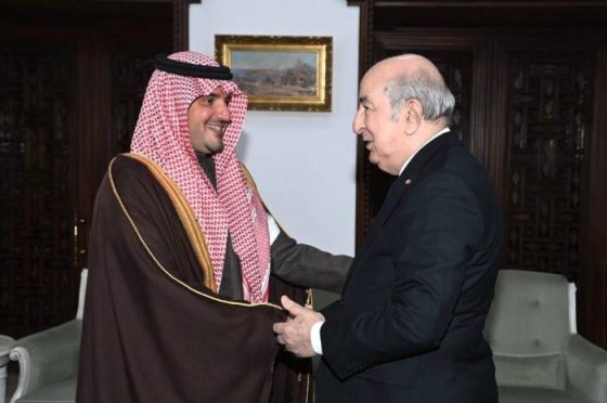 Tebboune reçoit le ministre saoudien de l’Intérieur