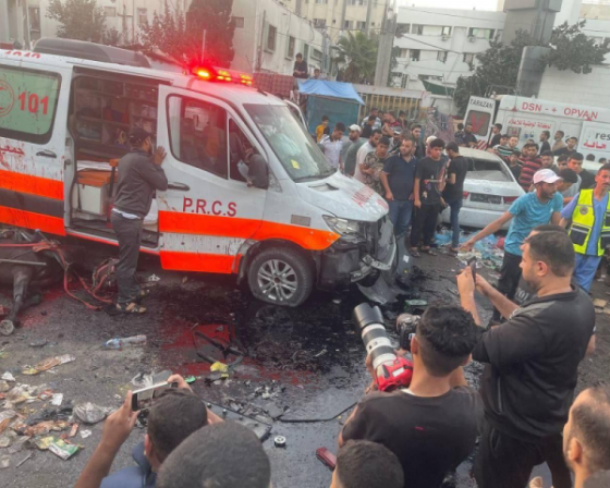 Près de 10 000 morts et 25 500 blessés à Ghaza : Israël bombarde les ambulances