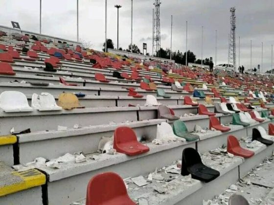 Stade Hamlaoui de Constantine : 2 100 sièges saccagés par les supporters de Belouizdad et de Mostaganem